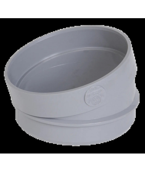 SECTEUR COUDE PVC NICOLL 15 MF D.100