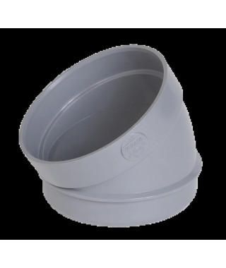 SECTEUR COUDE PVC NICOLL 30 MF D.100