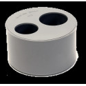 TAMPON REDUCTION PVC NICOLL DOUBLE MF D.100-40-32