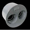 TAMPON REDUCTION PVC NICOLL DOUBLE MF D.100-40-40