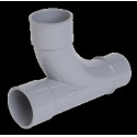 TE PIED DE BICHE PVC NICOLL SIMPLE MF D.40GR