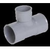 TE PIED DE BICHE PVC NICOLL SIMPLE FF D.40-32