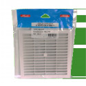 GRILLE CARRE NICOLL BLANC 100 MOUSTIQUAIRE "SOUS SACHET"