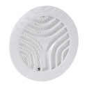 GRILLE ROND NICOLL INTERIEUR BLANC D.100 MOUSTIQUAIRE SOUS SACHET
