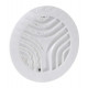 GRILLE ROND NICOLL INTERIEUR BLANC D.125 MOUSTIQUAIRE SOUS SACHET