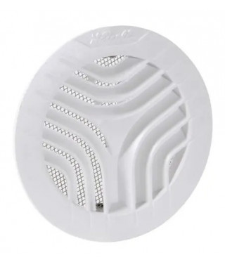 GRILLE ROND NICOLL INTERIEUR BLANC D.125 MOUSTIQUAIRE SOUS SACHET