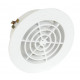 GRILLE ROND NICOLL INTERIEUR BLANC D.140 MOUSTIQUAIRE SOUS SACHET