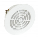 GRILLE ROND NICOLL INTERIEUR BLANC D.140 MOUSTIQUAIRE SOUS SACHET