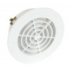 GRILLE ROND NICOLL INTERIEUR BLANC D.140 MOUSTIQUAIRE SOUS SACHET