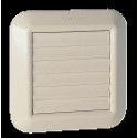 GRILLE NICOLL BLANC SORTIE AIR VOLET D.100/125 SOUS SACHET