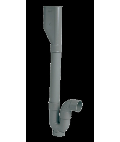 SIPHON MACHINE A LAVER NICOLL PVC DOUBLE SORTIE HORIZONTALE D.40 ORIENTABLE