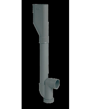 SIPHON MACHINE A LAVER NICOLL PVC DOUBLE SORTIE HORIZONTALE D.40 MONOBLOC