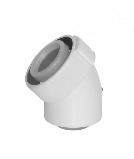 JEU 2 COUDES 45° 60/100 CONDENSATION 227200//229200
