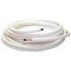TUBE CUIVRE FRIGO ISOLE M1 3/8 X 0.8 EN LONGEUR DE 25M