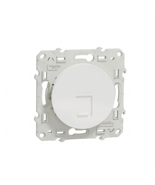 ODACE, PRISE RJ45 BLANC, GRADE 1 (TELEPHONE) CAT. 5 UTP, A VIS