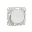 ODACE, PRISE RJ45 BLANC, GRADE 1 (TELEPHONE) CAT. 5 UTP, A VIS