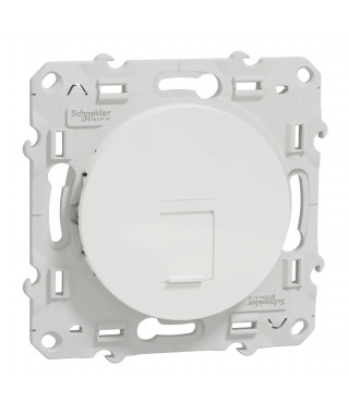 ODACE, PRISE RJ45 BLANC, GRADE 3 (MULTIMEDIA) CAT. 6 STP, A VIS