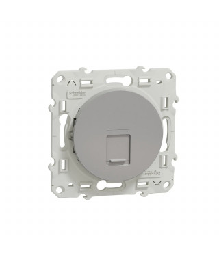 ODACE, PRISE RJ45 ALU, GRADE 1 (TELEPHONE) CAT. 5 UTP, A VIS