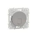 ODACE, PRISE RJ45 ALU, GRADE 1 (TELEPHONE + INFORMATIQUE) CAT. 6 UTP, A VIS