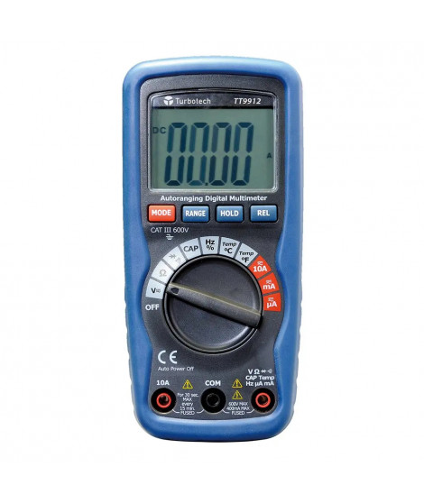 MULTIMETRE NUMERIQUE VCA/VCC/ACA/ACC/CAPA/FREQ/R/DIODE/BUZZER