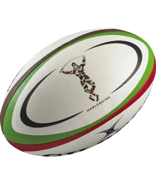 GILBERT Ballon de rugby REPLICA - Harlequins - Taille Midi