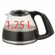 Cafetiere filtre classique MOULINEX SUBITO - 15 tasses - Noir/Inox