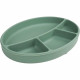 Assiette ventouse - THERMOBABY - Silicone - Vert Cactus - Compartimentée et antidérapante