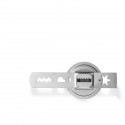 Accessoire filiere a biscuits 4 formes - BOSCH - MUZ45SV2 - Pour hachoir a viande des robots pâtissiers MUM