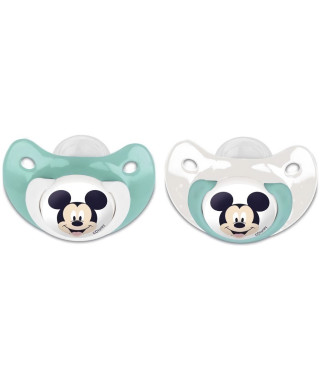 Lot de 2 sucettes anatomique Mickey Disney +6mois
