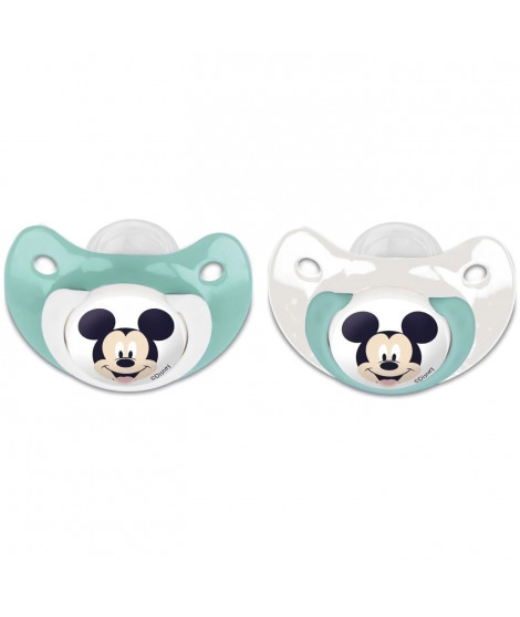 Lot de 2 sucettes anatomique Mickey Disney +6mois