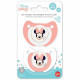 Lot de 2 sucettes anatomique Minnie Disney +6mois