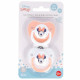 Lot de 2 sucettes anatomique Minnie Disney +6mois