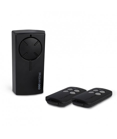 Kit récepteur radio universel SCS SENTINEL - 12/24V - Avec 2 télécommandes, boutons gris  - RadioGate Kit