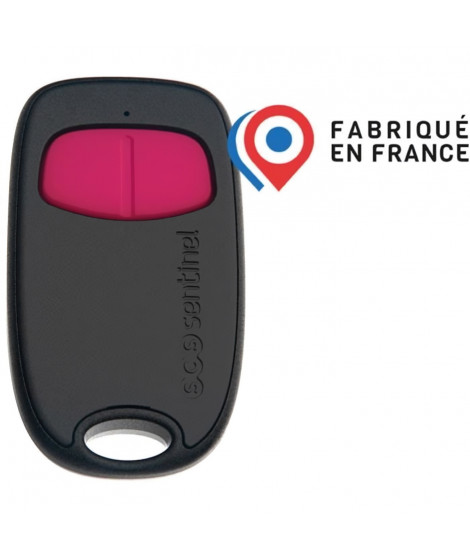 Télécommande 2 canaux - SCS SENTINEL - SimplyControl - Fuchsia, portée 40m, fréquence 433.92 MHz, pile lithium CR2032 incluse