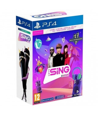 Let's Sing 2025 + 2 Micros - Jeu PS4