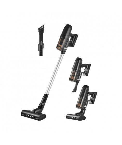 CONTINENTAL EDISON Aspirateur balai sans fil cevc120b  - 2 en 1 - 120 W - Noir et gris