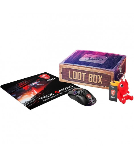 Loot Box 1 ( Souris gaming + Tapis souris + porte clés Lucky Dragon)