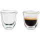 Set 2 tasses Espresso - DELONGHI - Gris - Café moulu - 100 ml - Accessoires d'appareils pour Machine a café