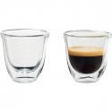 Set 2 tasses Espresso - DELONGHI - Gris - Café moulu - 100 ml - Accessoires d'appareils pour Machine a café