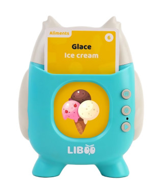 Liseuse Liboo - JADE - Français - Anglais - 240 Mots - Jeu Educatif - Piles Incluses - Vocabulaire - Apprentissage - Design F…
