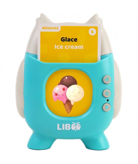 Liseuse Liboo - JADE - Français - Anglais - 240 Mots - Jeu Educatif - Piles Incluses - Vocabulaire - Apprentissage - Design F…