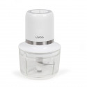 Hachoir électrique sans fil - LIVOO - 200 W - 2 vitesses - 1,2 L - 4 lames en acier - Blanc