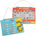 Calendrier Semainier Gratitude Pour Enfant - JADE - Montessori - Jeu Educatif - Humeur - Dodo - Jeu Pour Enfant - Desgin Fran…