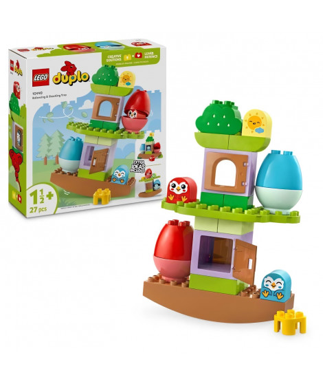 LEGO DUPLO My First 10440 Arbre qui se balance et s'empile - Jouet interactif pour bébés
