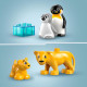 LEGO DUPLO Ma ville 10442 Familles d'animaux sauvages : pingouins et lions - Jeux d'éveil