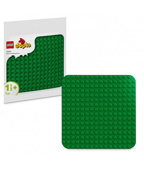 LEGO DUPLO 10460 Plaque de construction verte Jouet de construction pour bébés de 18 mois