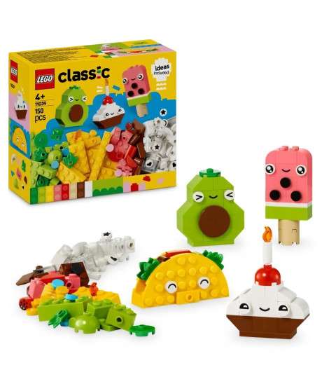 LEGO Classic 11039 Les aliments créatifs - Jouet de construction pour enfants des 4 ans