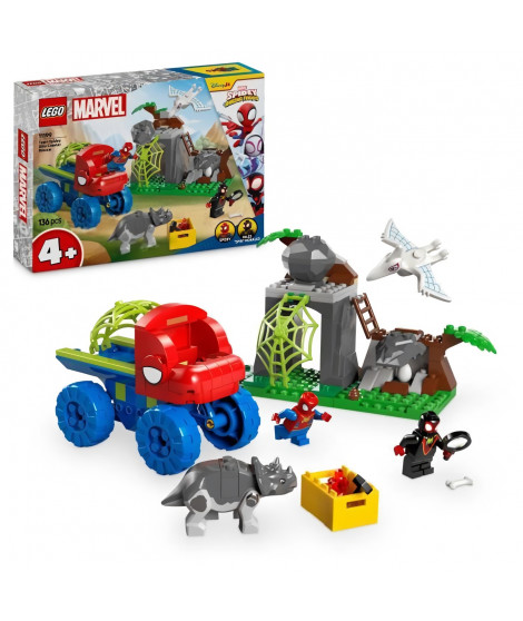 LEGO Marvel 11199 Sauvetage de l'équipe Spidey en dino-véhicule - Spidey et ses amis extraordinaires