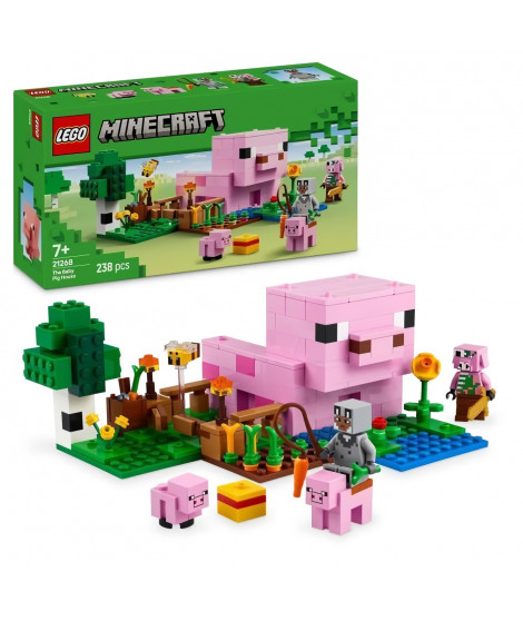 LEGO Minecraft 21268 La maison de Porcelet - Jeu de construction pour fille des 7 ans