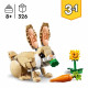 LEGO Creator 31162 3-en-1 L'adorable lapin - Jeu de construction pour fille des 8 ans